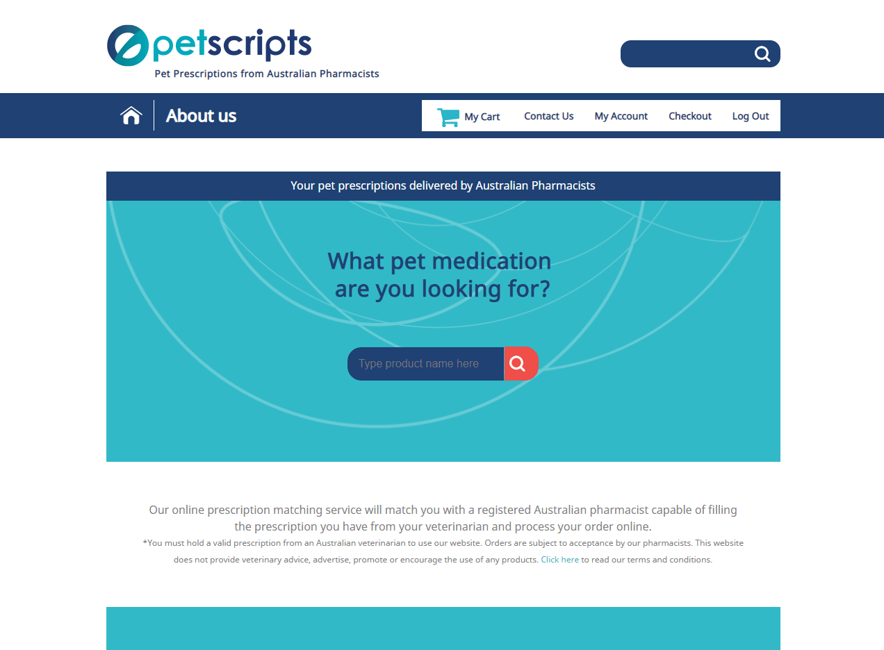 PetScripts Homepage PetScripts Homepage